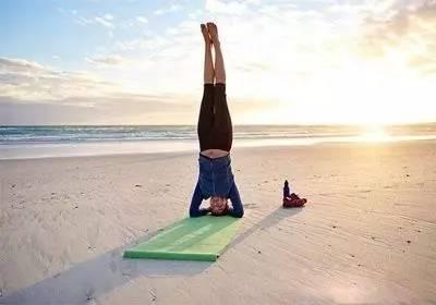 肩倒立图片,瑜伽中的平衡与力量艺术